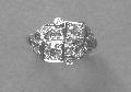 Unusual Continental Diamond Engagement Ring
